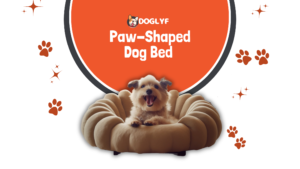Paw-Shaped Dog Bed